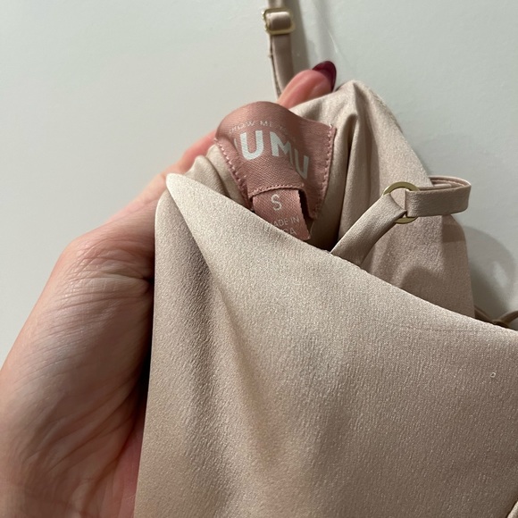 Show Me Your MuMu Tuscany Maxi Slip Dress in champagne - Picture 8 of 10